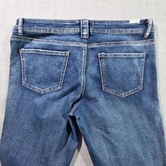 Almost Famous Jeans Women’s Size 13 Med Wash Boot Cut Denim Blue Stretch - Picture 12 of 16